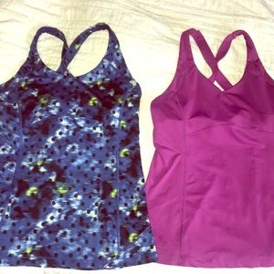 2 Lululemon workout tanks